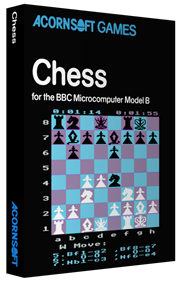 Chess (Acornsoft) - Box - 3D Image