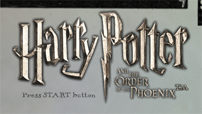 Harry Potter and the Order of the Phoenix - Screenshot - Game Title Image