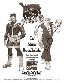 X-Men vs. Street Fighter - Advertisement Flyer - Front Image