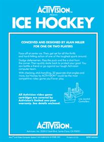 Ice Hockey - Box - Back - Reconstructed Image
