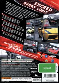 Project Gotham Racing 3 - Box - Back Image