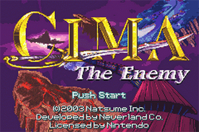 CIMA: The Enemy - Screenshot - Game Title Image