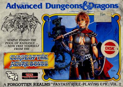Advanced Dungeons & Dragons: Curse of the Azure Bonds - Box - Front Image