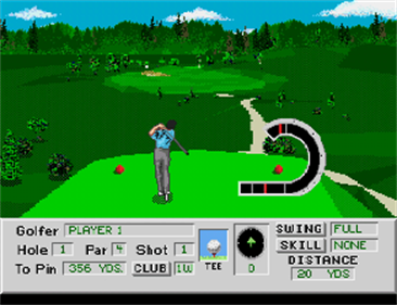 Payne Stewart Pro Golf - Screenshot - Gameplay Image