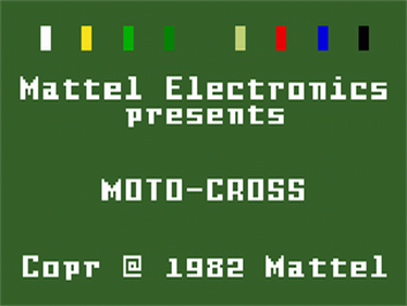 Motocross - Screenshot - Game Title Image