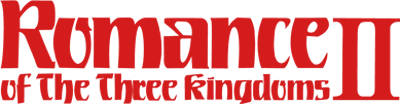 Romance of the Three Kingdoms II - Clear Logo Image