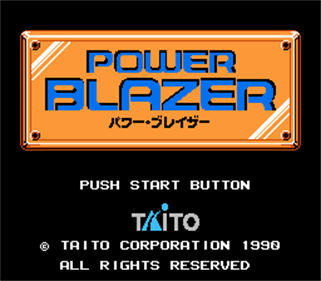 Power Blazer - Screenshot - Game Title Image