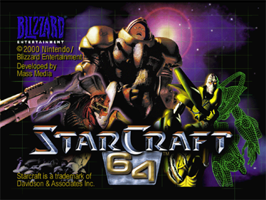 StarCraft 64 - Screenshot - Game Title Image