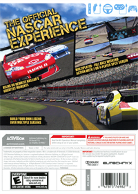 NASCAR The Game: Inside Line - Box - Back Image