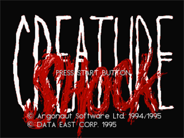 Creature Shock: Special Edition - Screenshot - Game Title Image
