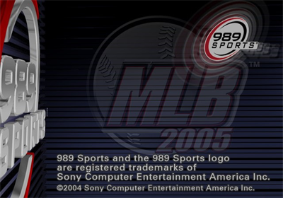 MLB 2005 - Screenshot - Game Title Image