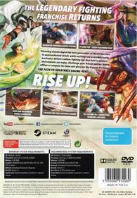 Street Fighter V - Box - Back Image