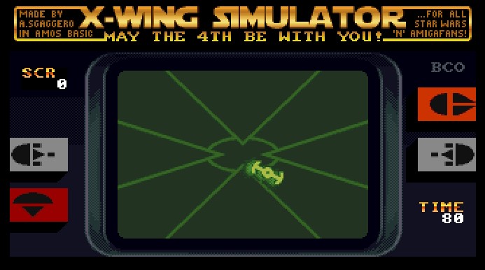 May the 4th Be With Your Amiga: X-Wing Simulator
