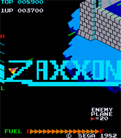 Zaxxon - Screenshot - Game Title Image