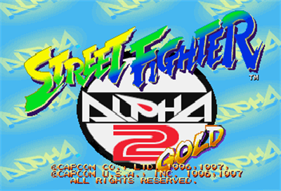Street Fighter Alpha 2 Gold - Screenshot - Game Title Image