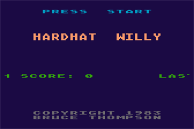 Hard Hat Willy - Screenshot - Game Title Image