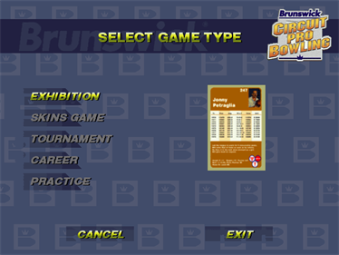 Brunswick Circuit Pro Bowling - Screenshot - Game Select Image