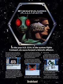 Centauri Alliance - Advertisement Flyer - Front Image