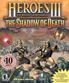Heroes of Might and Magic III: The Shadow of Death - Box - Front Image