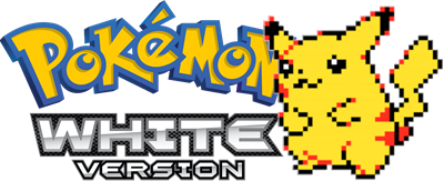 Pokémon White Version - Clear Logo Image