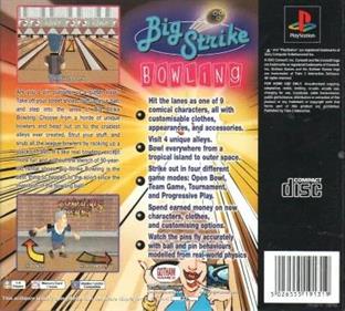 Big Strike Bowling - Box - Back Image
