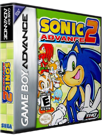 Sonic Advance 2 - Box - 3D Image