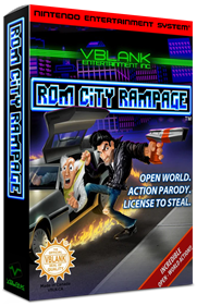 ROM City Rampage - Box - 3D