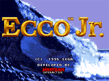 Ecco Jr. - Screenshot - Game Title Image