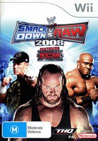 WWE SmackDown vs. Raw 2008 - Box - Front Image