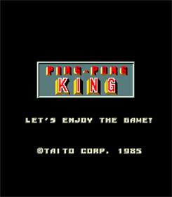 Ping-Pong King - Screenshot - Game Title Image