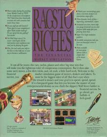 Rags to Riches: The Financial Market Simulation - Box - Back Image