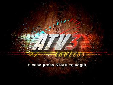 ATV3: Lawless - Screenshot - Game Title Image