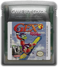 Gex 3: Deep Pocket Gecko - Fanart - Cart - Front
