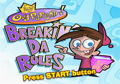 The Fairly OddParents: Breakin' da Rules - Screenshot - Game Title Image