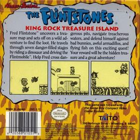 The Flintstones: King Rock Treasure Island - Box - Back Image