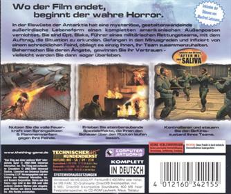 The Thing - Box - Back Image