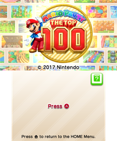 Mario Party: The Top 100 - Screenshot - Game Title Image