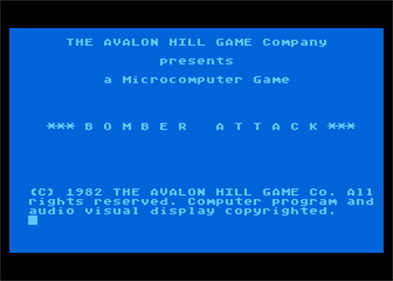 Bomber Attack - Screenshot - Game Title Image