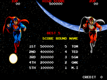 Superman - Screenshot - High Scores Image