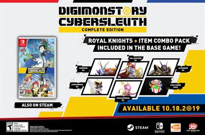 Digimon Story Cyber Sleuth: Complete Edition - Advertisement Flyer - Front Image