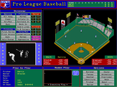 Pro League Baseball - Screenshot - Gameplay Image