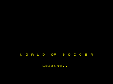 World of Soccer - Screenshot - Game Title Image