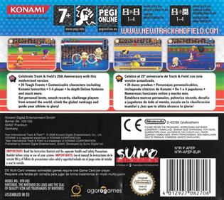 New International Track & Field - Box - Back Image