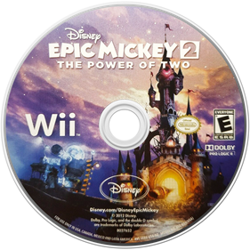 Disney Epic Mickey 2: The Power of Two - Disc Image