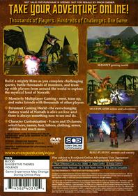 EverQuest Online Adventures: Frontiers - Box - Back Image