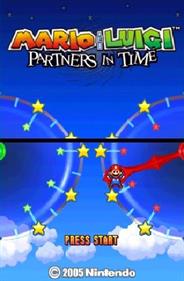 Mario & Luigi: Partners in Time - Screenshot - Game Title Image