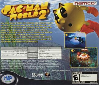 Pac-Man World 2 - Box - Back Image