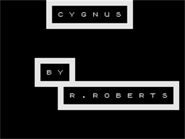 Cygnus - Screenshot - Game Title Image