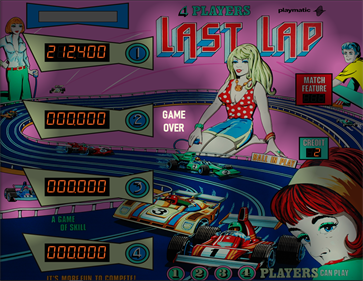 Last Lap - Arcade - Marquee Image