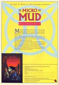 Micro MUD - Advertisement Flyer - Front Image